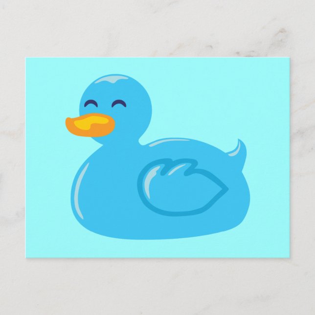Cartão Postal Cute Rubberducky (Frente)