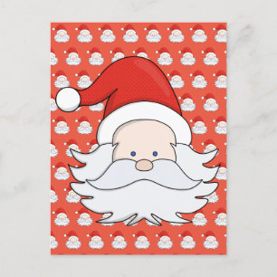 Cartão Postal Cute Santa Claus