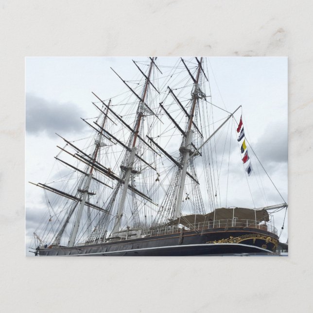 Cartão Postal Cutty Sark Clipper (Frente)