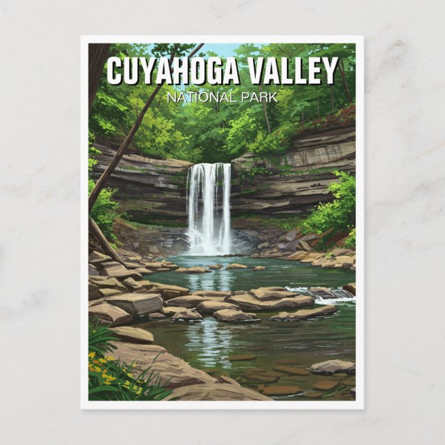 Cartão Postal Cuyahoga Valley National Park Viagem Ohio (Frente)