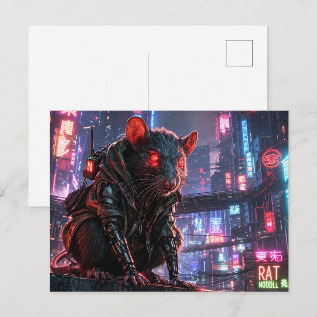 Cartão Postal CyberRat (Frente/Verso)