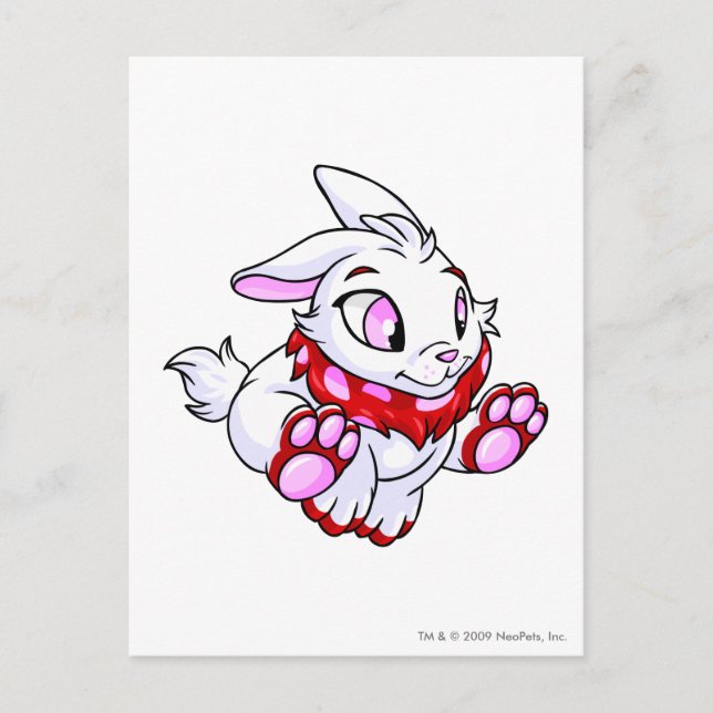 Cartão Postal Cybunny Red (Frente)