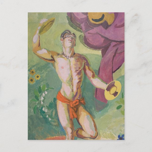 Cartão Postal Cymbal Player (Frente)