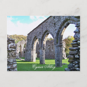 CARTÃO POSTAL CYMER ABBEY WALES