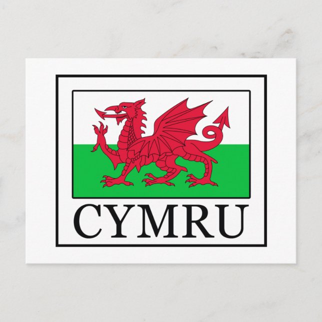 Cartão Postal Cymru (Frente)
