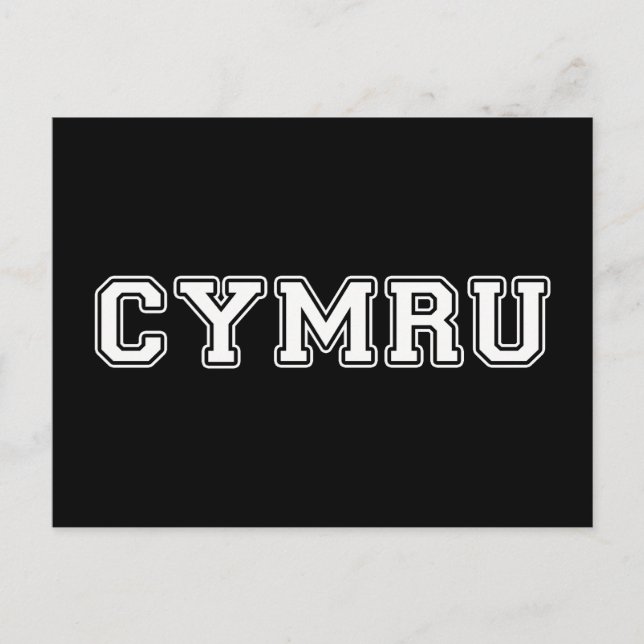 Cartão Postal Cymru (Frente)