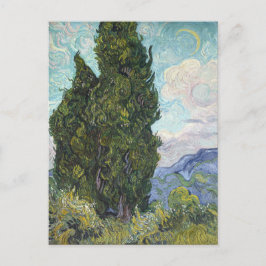 Cartão Postal Cypresse por Van Gogh