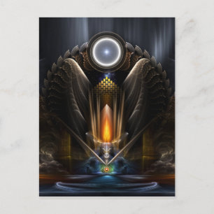 Cartão Postal Cyritous, O Templo Da Orba De Karinos