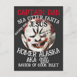 Cartão Postal CZAR CAPITÃO DAN LONTRa FAJITA JESUS HOMER AK