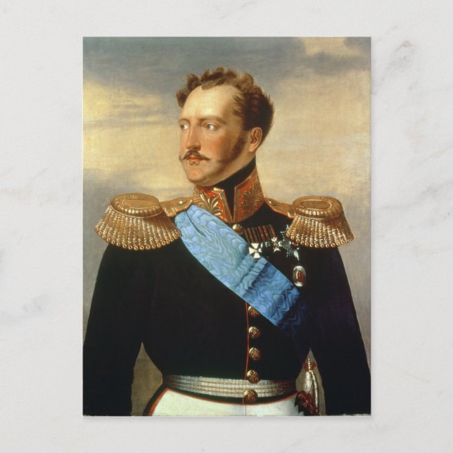 Cartão Postal Czar Nicholas I (Frente)