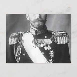 Cartão Postal Czar Nicholas II 1868-1918