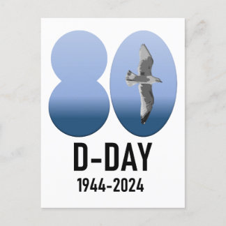 Cartão Postal D-Day 80 - 1944-2024