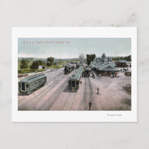 Cartão Postal D & R G Depósito Ferroviário