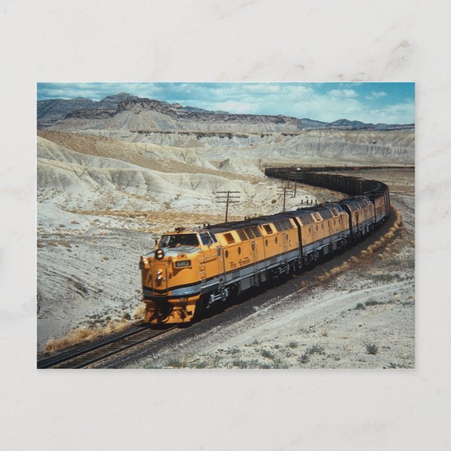 Cartão Postal D&RGW Krauss Maffei (construído em alemão) (Frente)