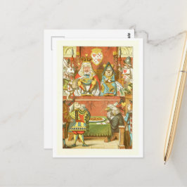 Cartão postal da Alice no País das Maravilhas
