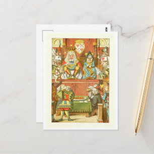 Cartão postal da Alice no País das Maravilhas