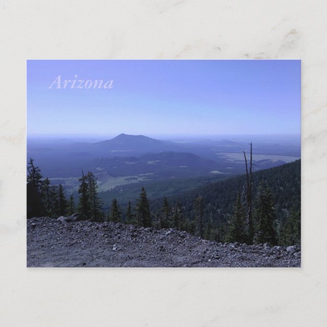 Cartão postal da Arizona Mountain (Frente)