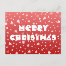 Cartão postal da árvore natalícia