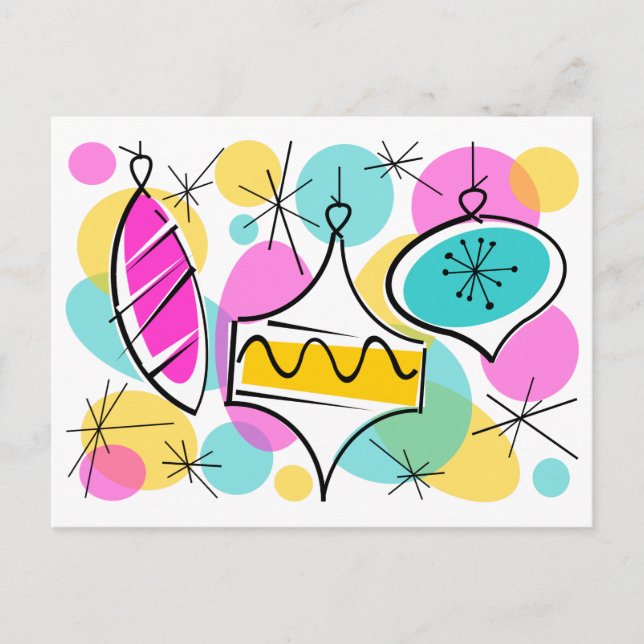 Cartão postal da Árvore Retro (Frente)