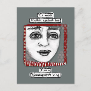 Cartão postal da Asa de Beija-flor