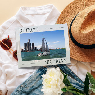 Cartão Postal da Aventura Náutica de Detroit