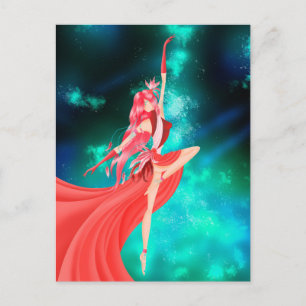 Cartão Postal da Bailarina do Céu Noturno