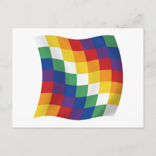 Cartão Postal da Bandeira Aymara