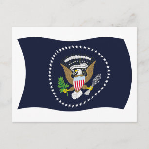 Cartão Postal da Bandeira com o Selo Presidencial