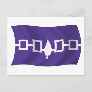 Cartão Postal da Bandeira da Confederação Iroquesa