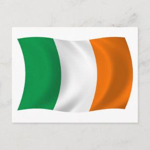 Cartão Postal da Bandeira da Irlanda
