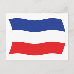 Cartão Postal da Bandeira da Iugoslávia