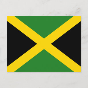 Cartão Postal da Bandeira da Jamaica