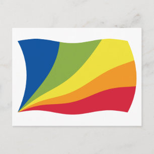 Cartão Postal da Bandeira da Lingua Franca Nova