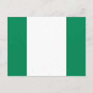 Cartão Postal da Bandeira da Nigéria (Nigeriano)
