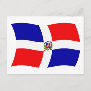 Cartão Postal da Bandeira da República Dominicana