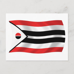 Cartão Postal da Bandeira da Tribo Arapaho