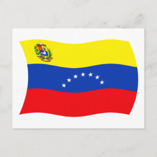 Cartão Postal da Bandeira da Venezuela