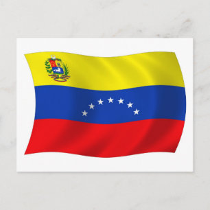 Cartão Postal da Bandeira da Venezuela
