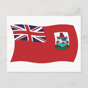 Cartão Postal da Bandeira das Bermudas
