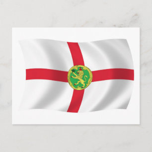 Cartão Postal da Bandeira de Alderney