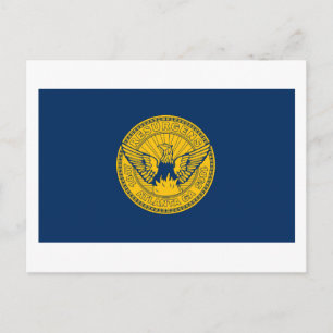 Cartão postal da bandeira de Atlanta