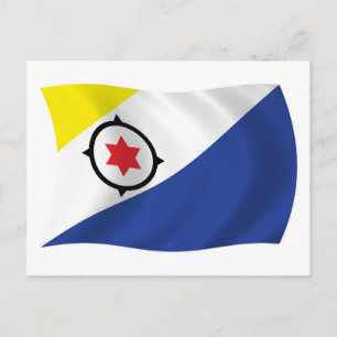 Cartão Postal da Bandeira de Bonaire