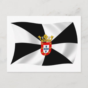 Cartão Postal da Bandeira de Ceuta
