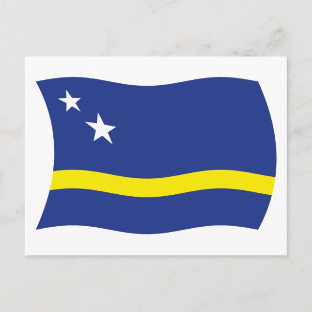 Cartão Postal da Bandeira de Curaçao (Frente)
