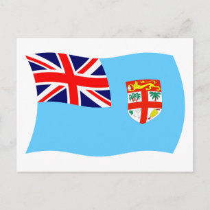 Cartão Postal da Bandeira de Fiji