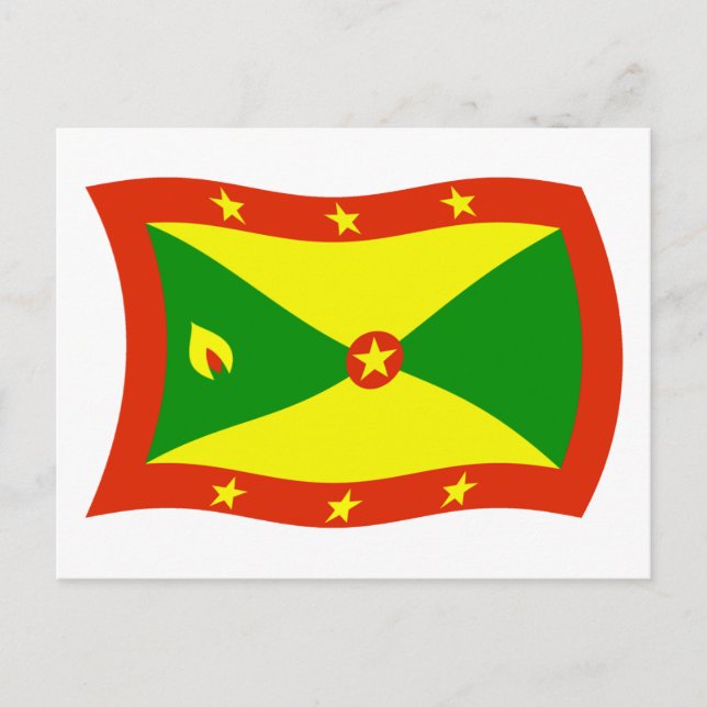 Cartão Postal da Bandeira de Granada (Frente)