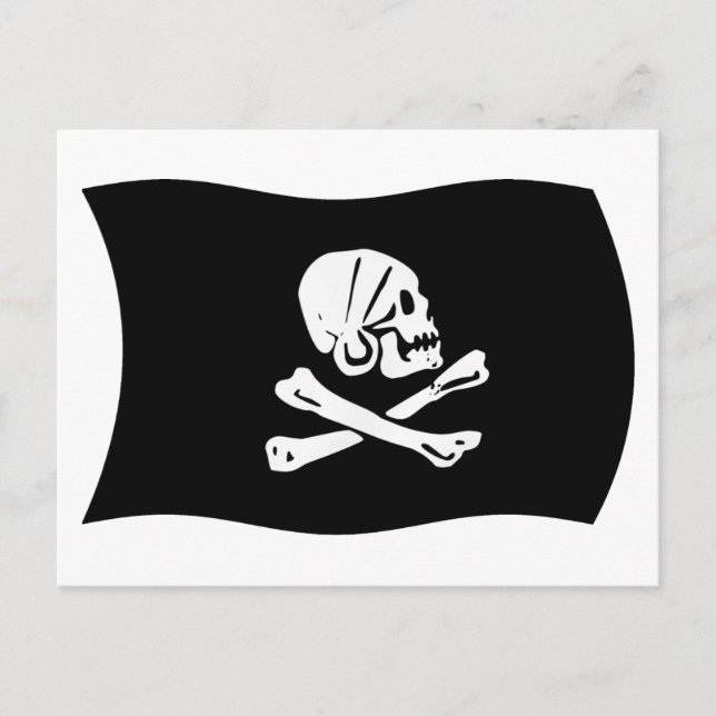 Cartão Postal da Bandeira de Henry Every (Frente)