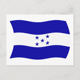 Cartão Postal da Bandeira de Honduras
