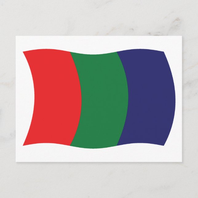 Cartão Postal da Bandeira de Marte (Frente)