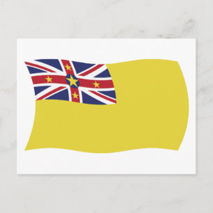 Cartão Postal da Bandeira de Niue